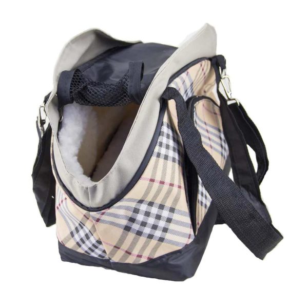 Стильные сумки Сити с мехом для переноски животных от Догман